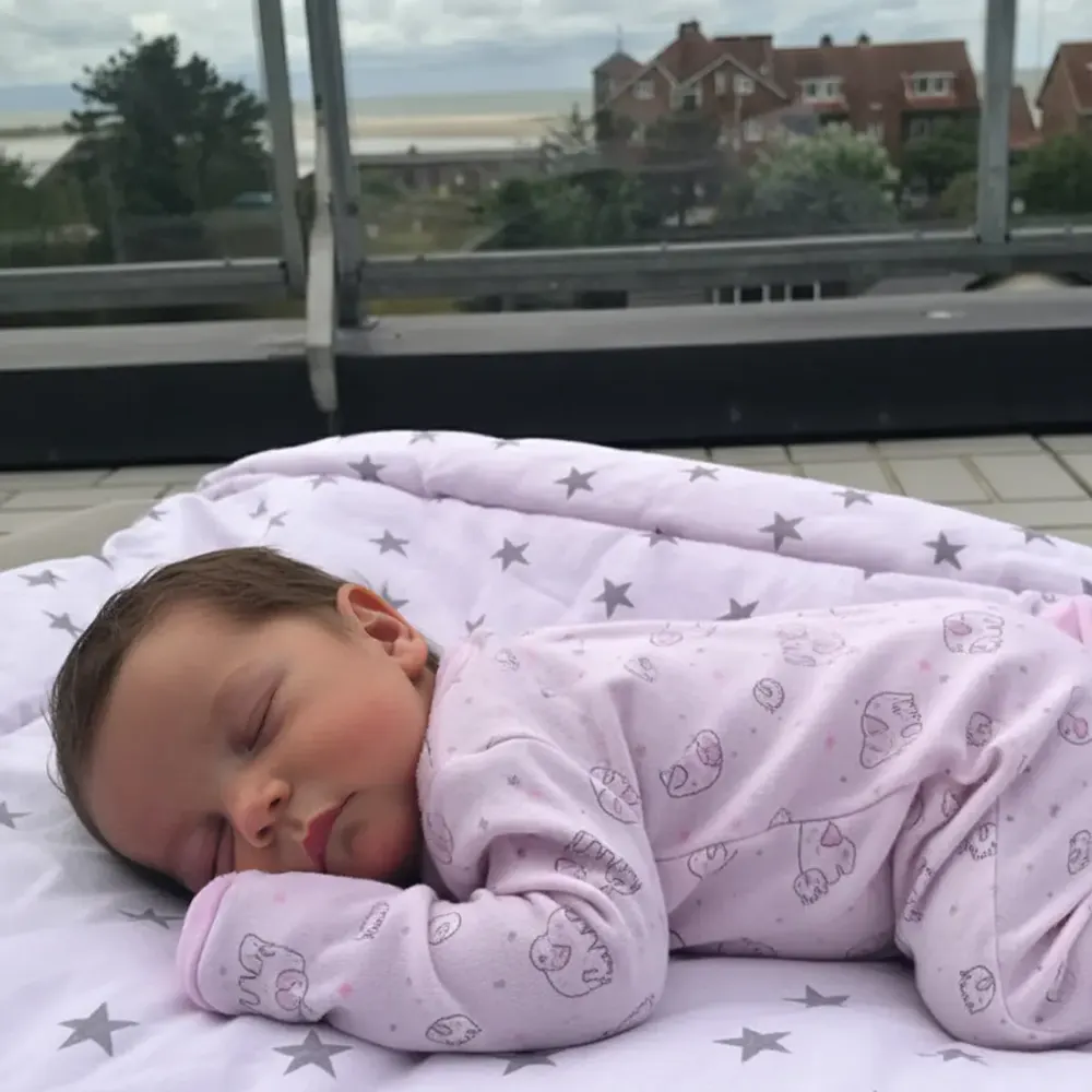 20" Newborn Lifelike Sleeping Silicone Vinyl Reborn Baby Doll Girl Josephine, photograph 6