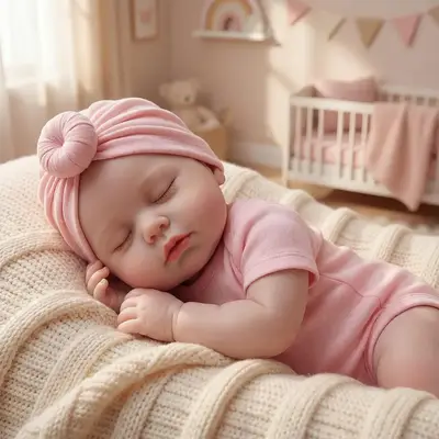 20" Newborn Reborn Baby Doll with Breathing Feature and Realistic Heartbeat Sound