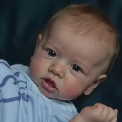 20" Real Lifelike Reborn Baby Newborn Doll Boy Rende with "Heartbeat"