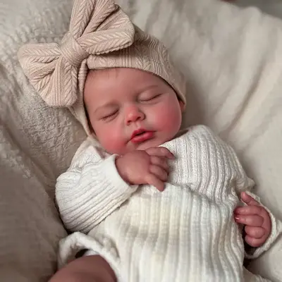 20" Real Lifelike Reborn Newborn Silicone Baby Sleeping Girl Keddy