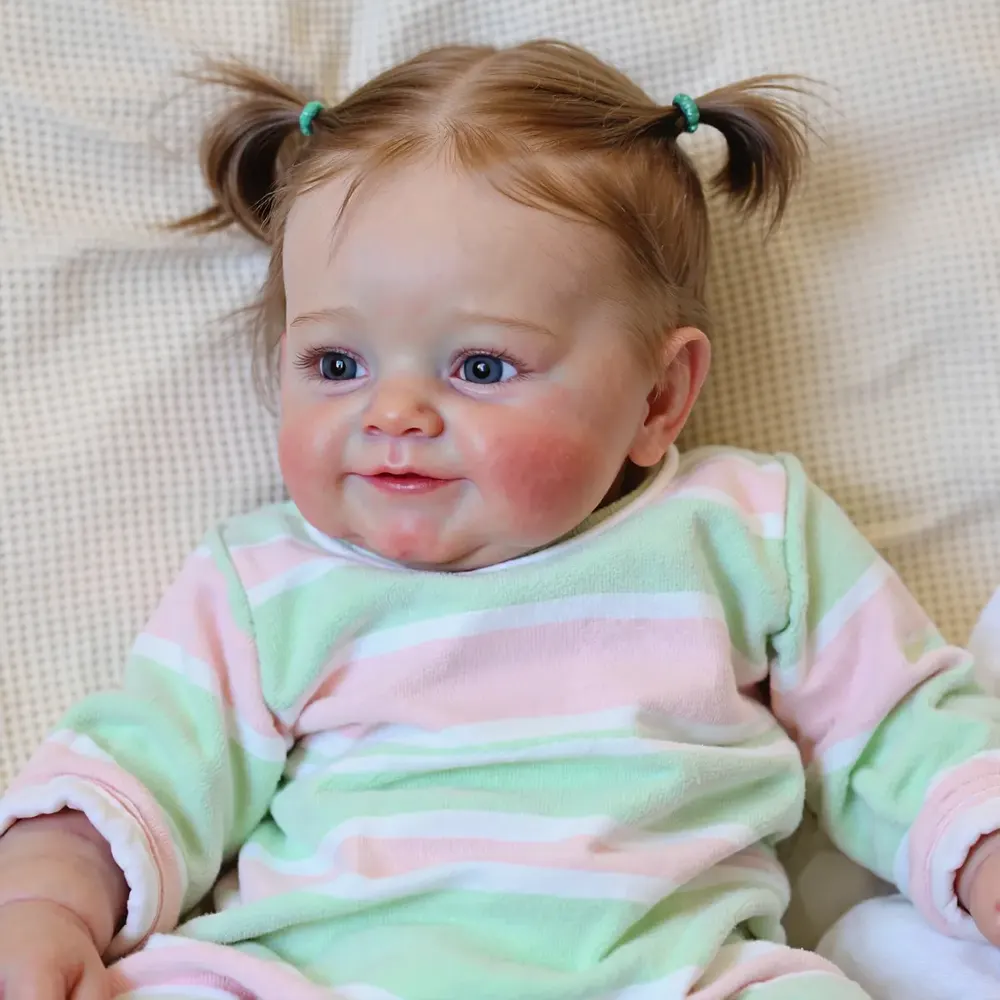 20" Realistic Baby doll Reborn Toddlers Doll Girl Alize Handmade Huggable, photograph 4