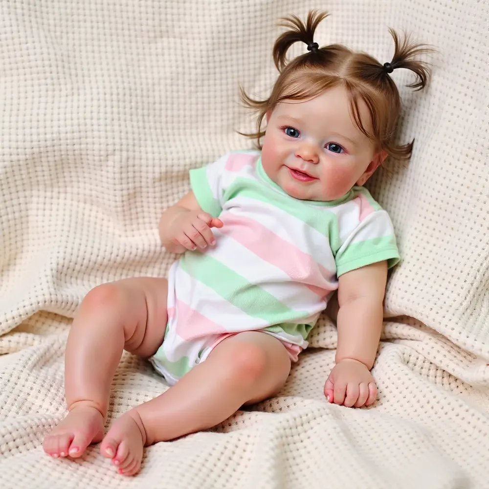 20" Realistic Baby doll Reborn Toddlers Doll Girl Alize Handmade Huggable, photograph 5