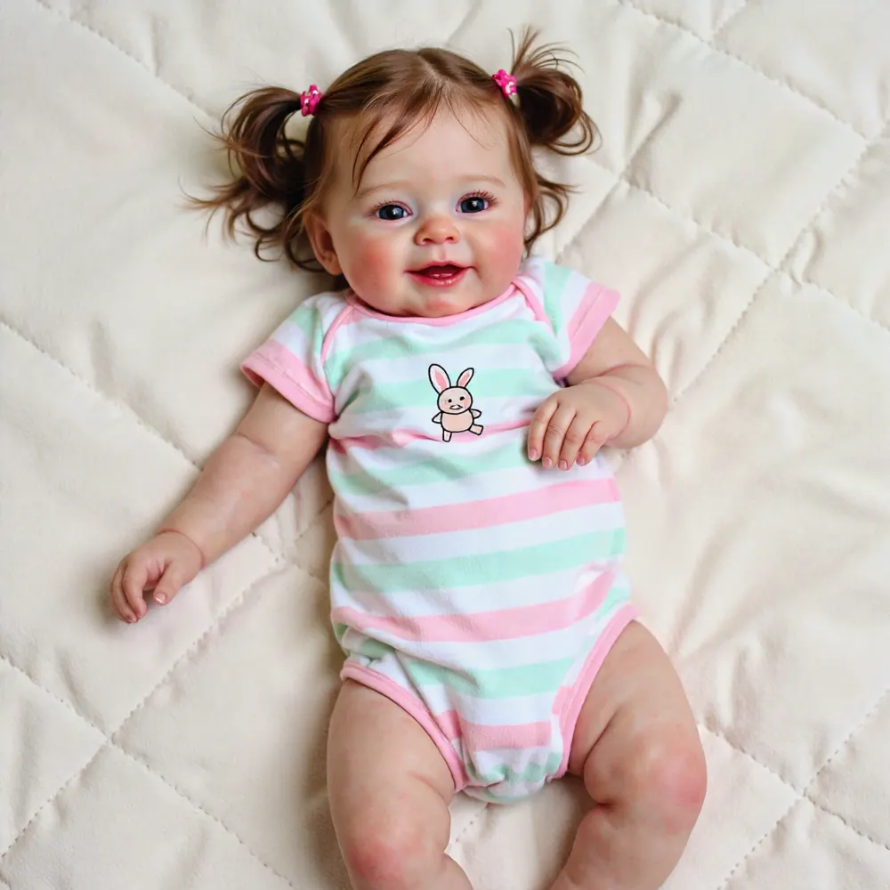 20" Realistic Baby doll Reborn Toddlers Doll Girl Alize Handmade Huggable, photograph 6