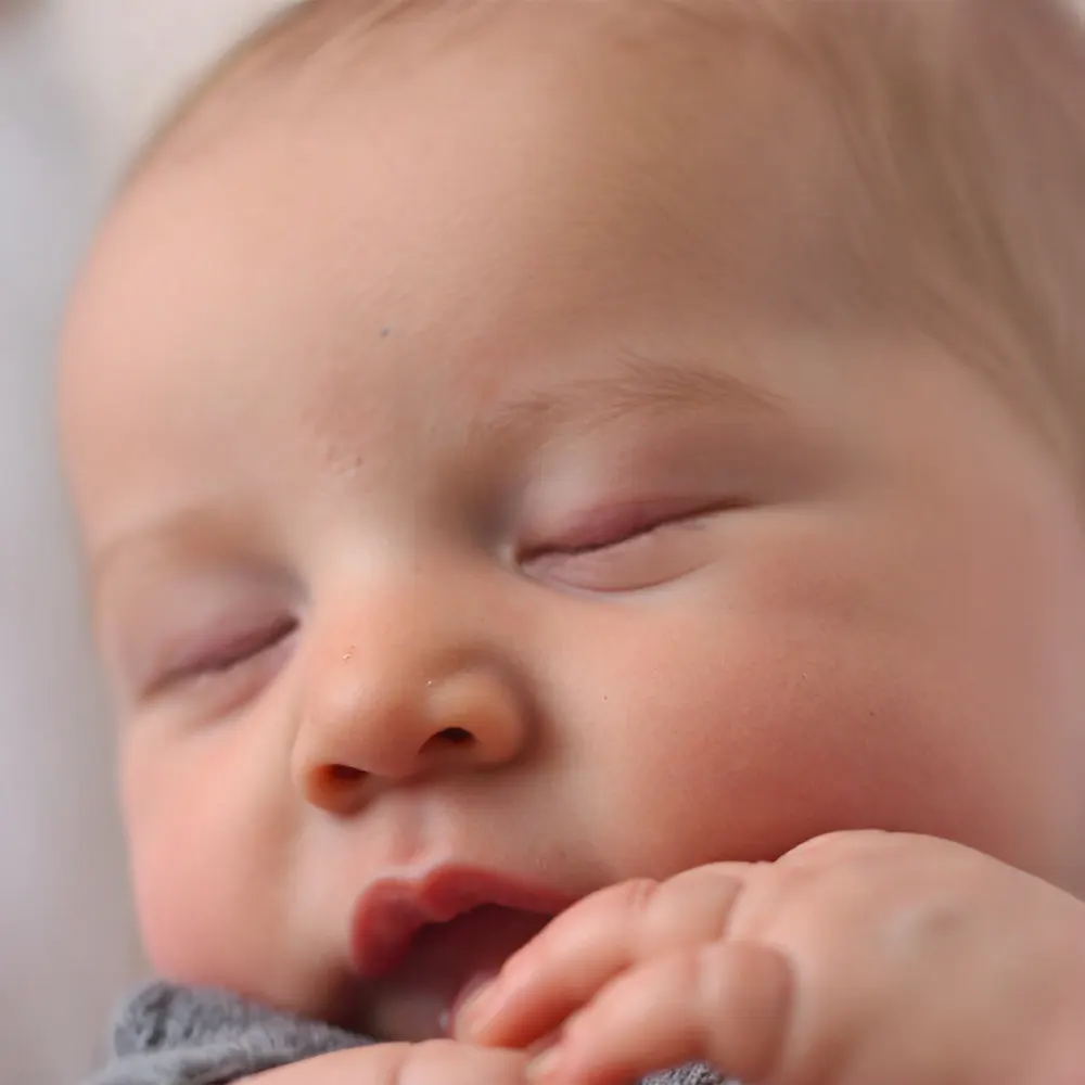 20" Realistic Lifelike Newborn Reborn Baby Doll with Heartbeat and Breath, photograph 3