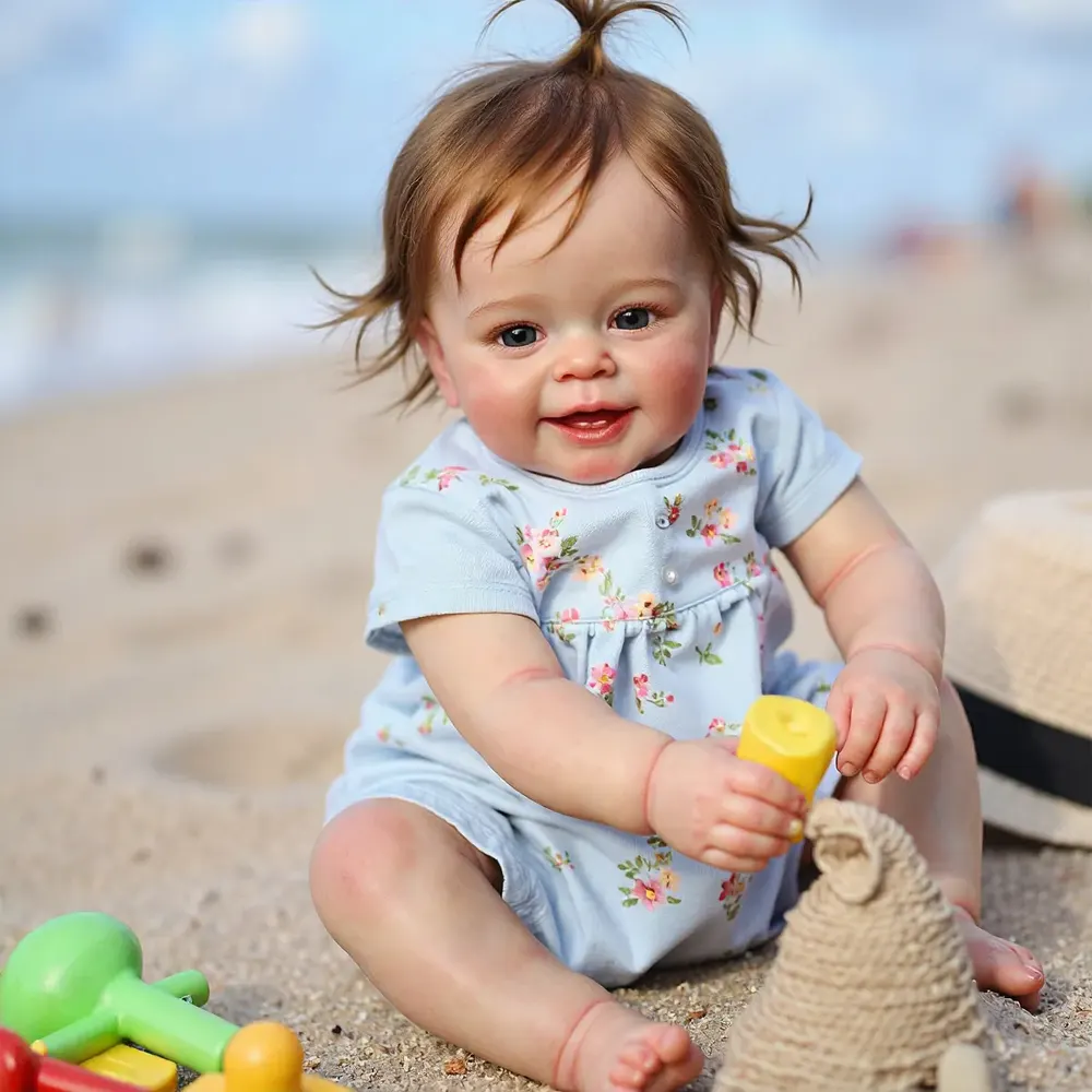 20" Realistic Reborn Baby Doll Girl Toddler Doll Marco with Chubby, photograph 2