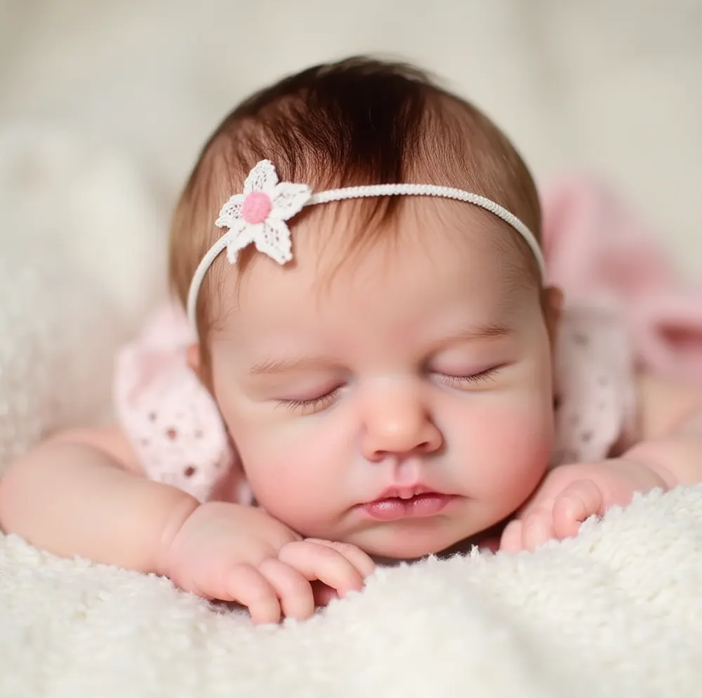 20" Realistic Reborn Baby Doll Kotina Girl Doll with Chubby and Flexible Limbs