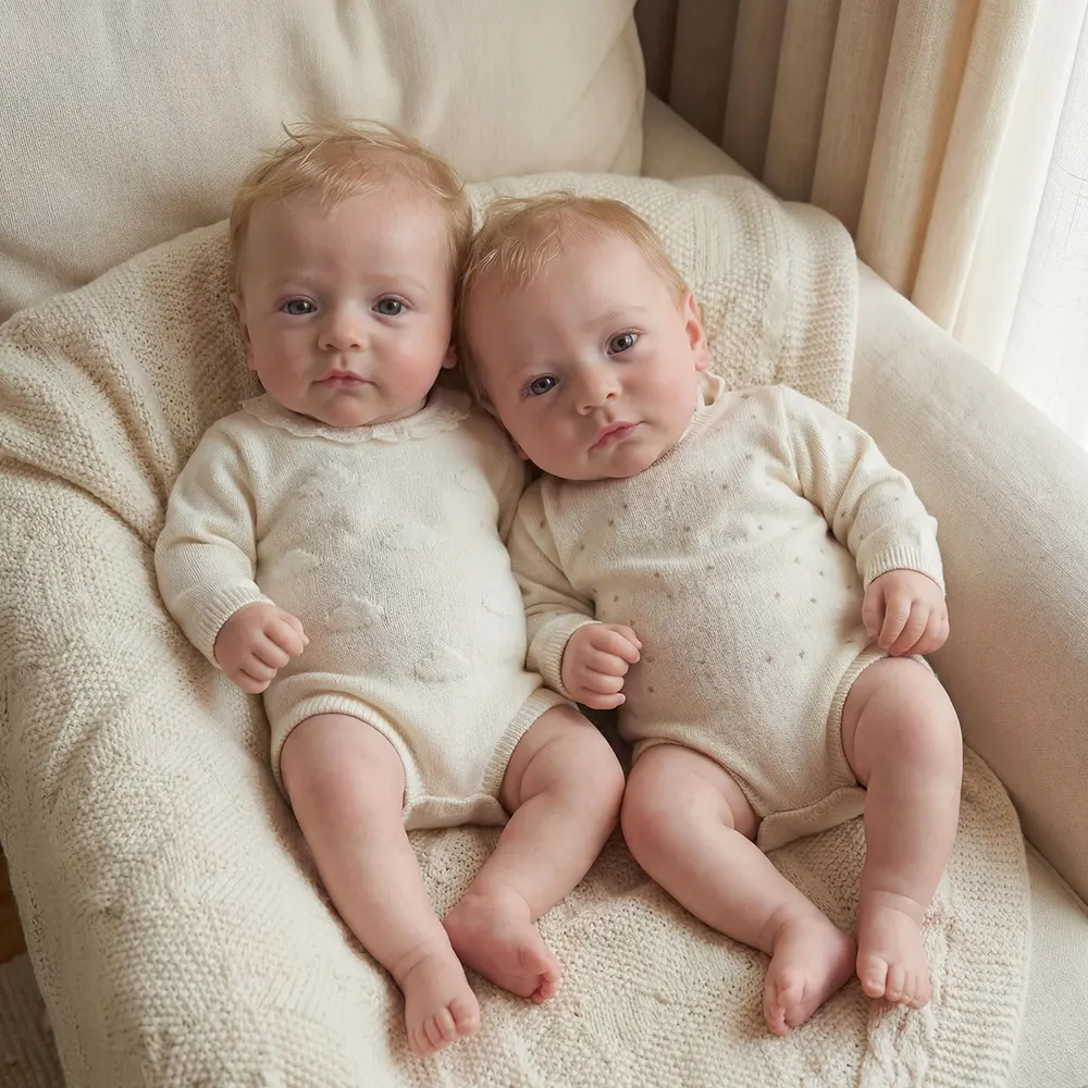 20" Realistic Reborn Baby with Soft Weighted Cloth Body, photograph 4