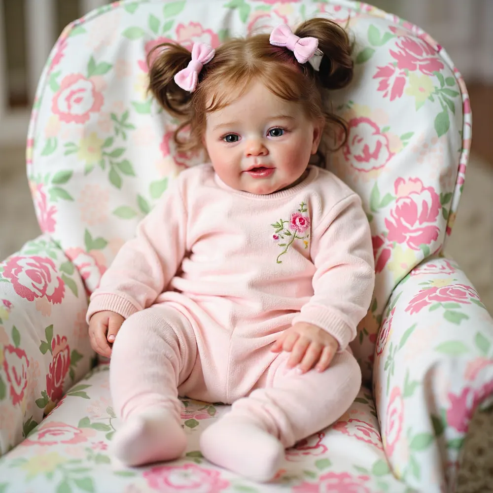 20" Realistic Reborn Toddlers Lifelike Baby doll Girl Vivcal Handmade Huggable