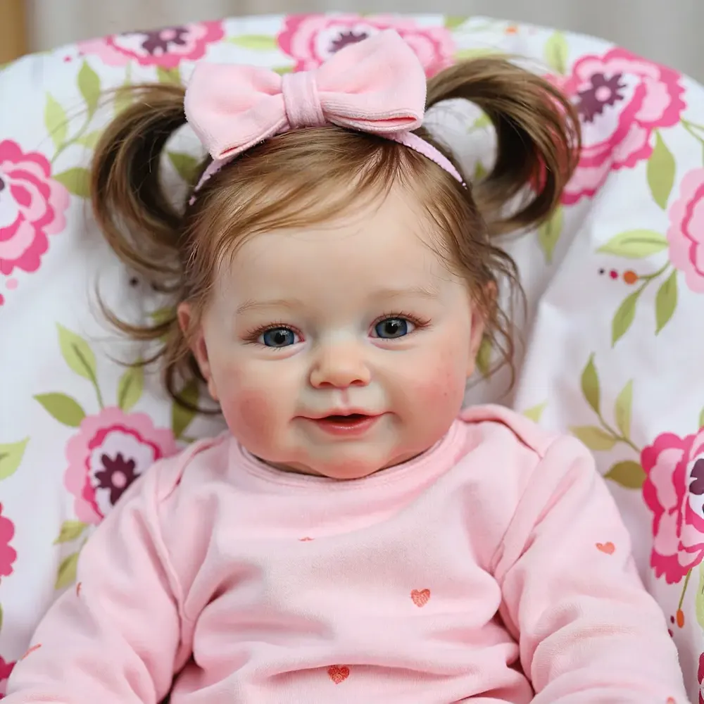 20" Realistic Reborn Toddlers Lifelike Baby doll Girl Vivcal Handmade Huggable, photograph 2