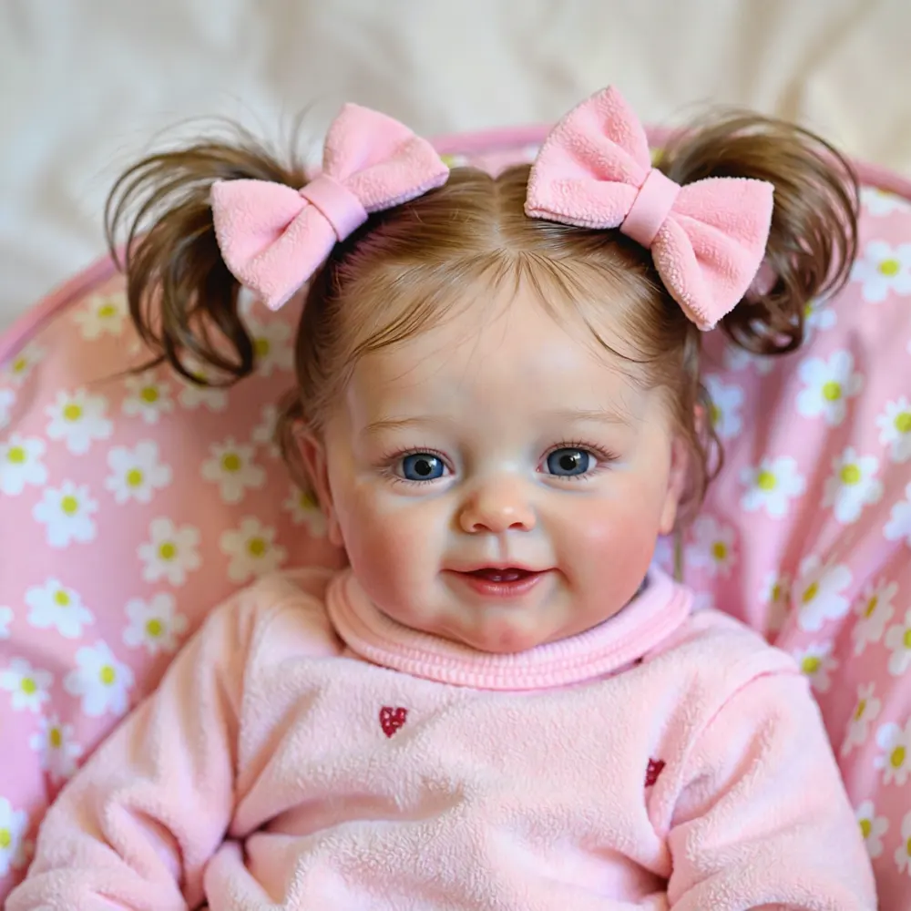 20" Realistic Reborn Toddlers Lifelike Baby doll Girl Vivcal Handmade Huggable, photograph 4