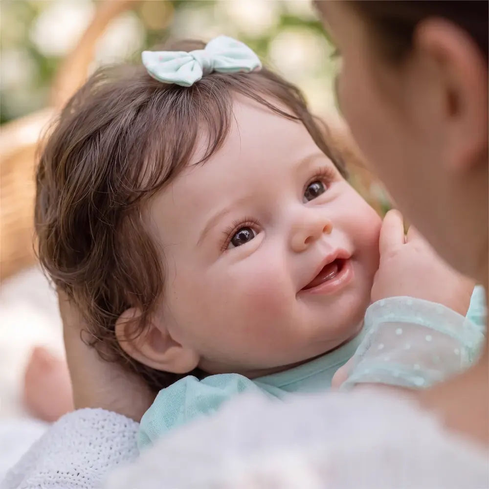 20" Reborn Baby Doll Soft Vinyl, Adorable Smile, Perfect for Collectors – Zoey, photograph 4
