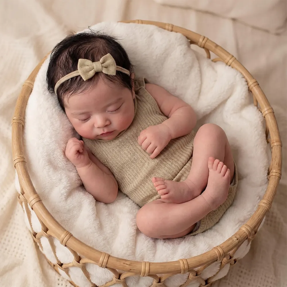 20" Reborn Baby Doll with Heartbeat and Breathing, photograph 6
