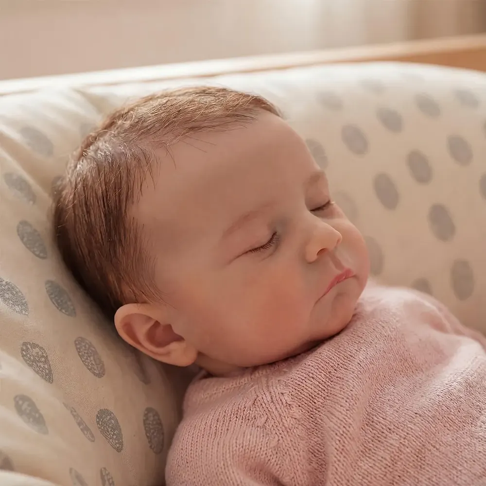 20" Reborn Baby Doll with Heartbeat and Breathing for Comforting Cuddles, photograph 3
