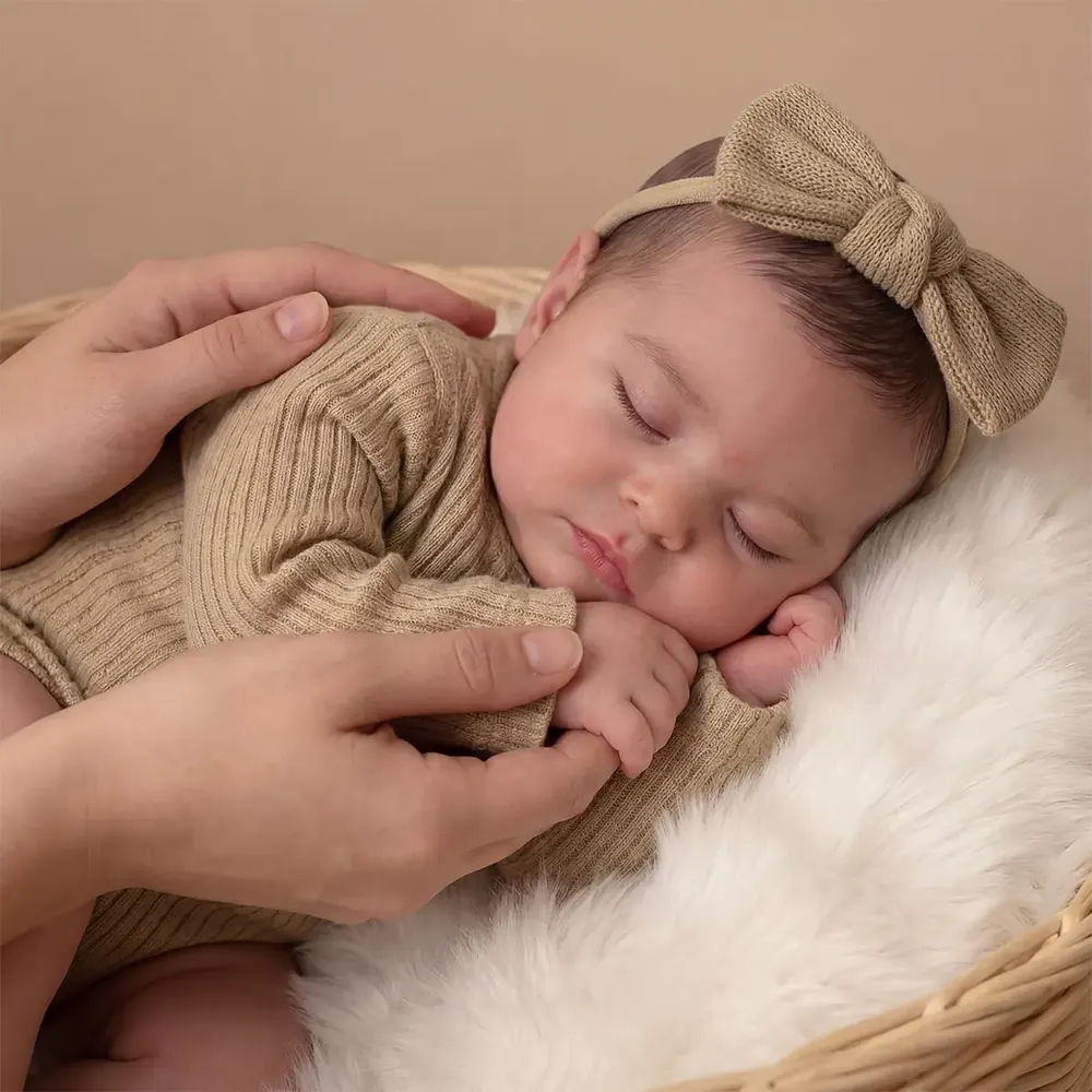 20" Reborn Baby Doll with Realistic Heartbeat and Breathing, photograph 6