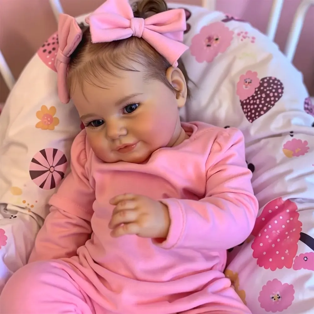 20" Reborn Toddler Realistic Baby Doll Girl Enilya with Chubby Lifelike Face, photograph 5
