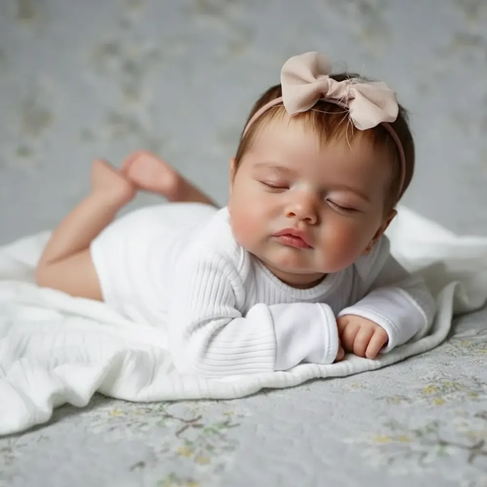 20" Super Realistic Silicone Reborn Baby Girl Dolls Becky, photograph 2