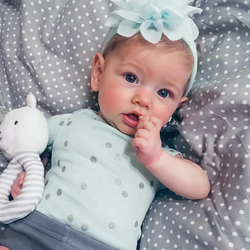 20" Sweet Emma Toddler Silicone Reborn Newborn Baby Doll Girl, photograph 4