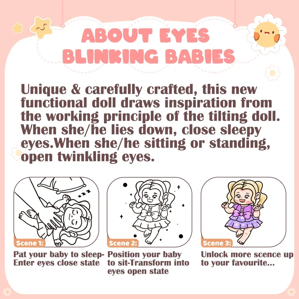 20" Sweet Emma Toddler Silicone Reborn Newborn Baby Doll Girl, photograph 5