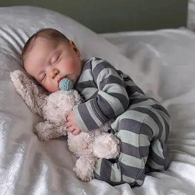20" Truly Lifelike Reborn Baby Boy Doll Named Felen Sleeping Newborn Babies