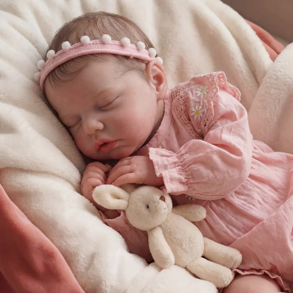 6–16" Full Body Silicone Baby Girl Doll Rory Handmade Soft Newborn Age 3+