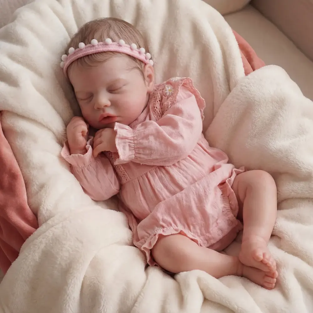 6–16" Full Body Silicone Baby Girl Doll Rory Handmade Soft Newborn Age 3+, photograph 2