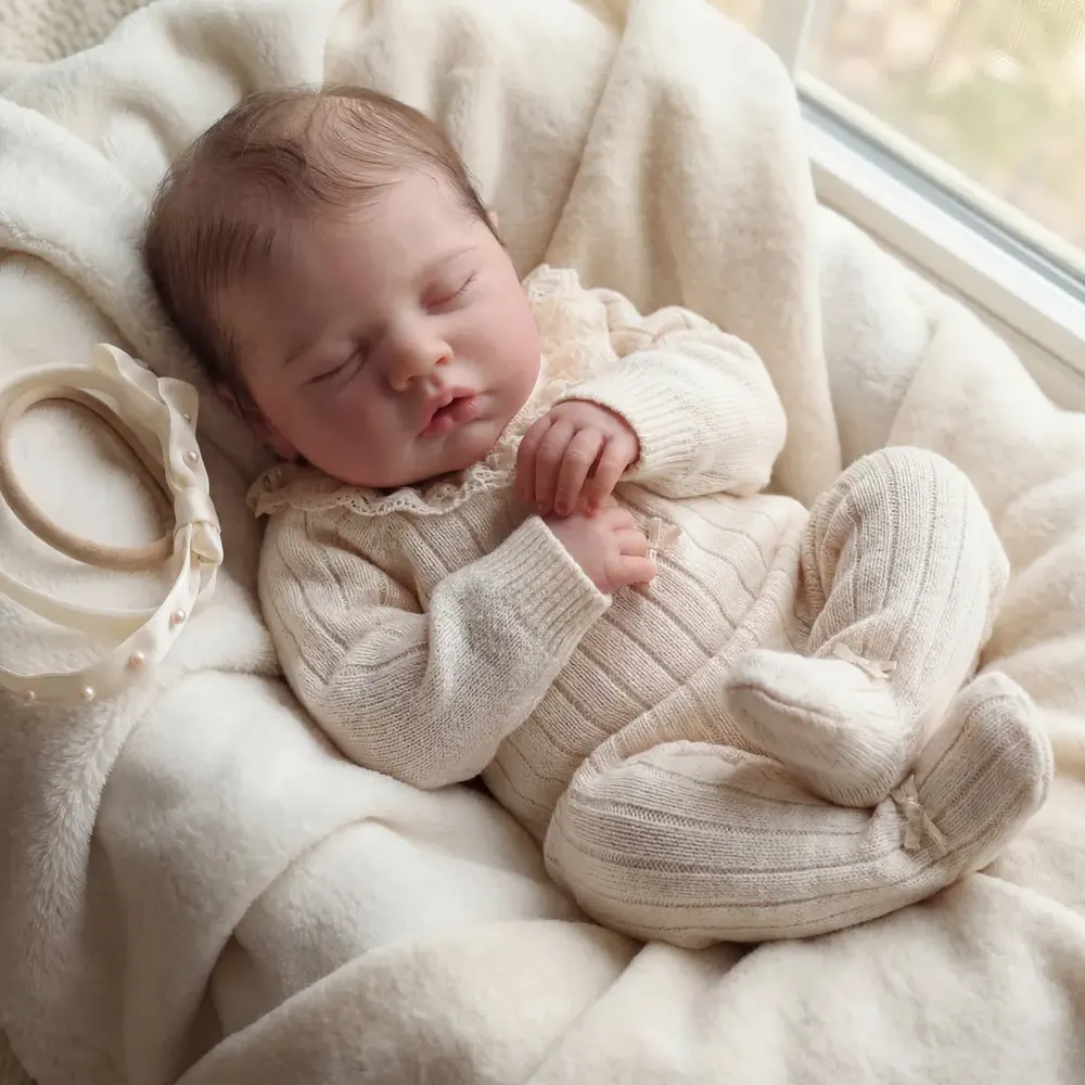 6–16" Lifelike Silicone Newborn Doll Rory Soft & Flexible Full Body for Kids 3+, photograph 2