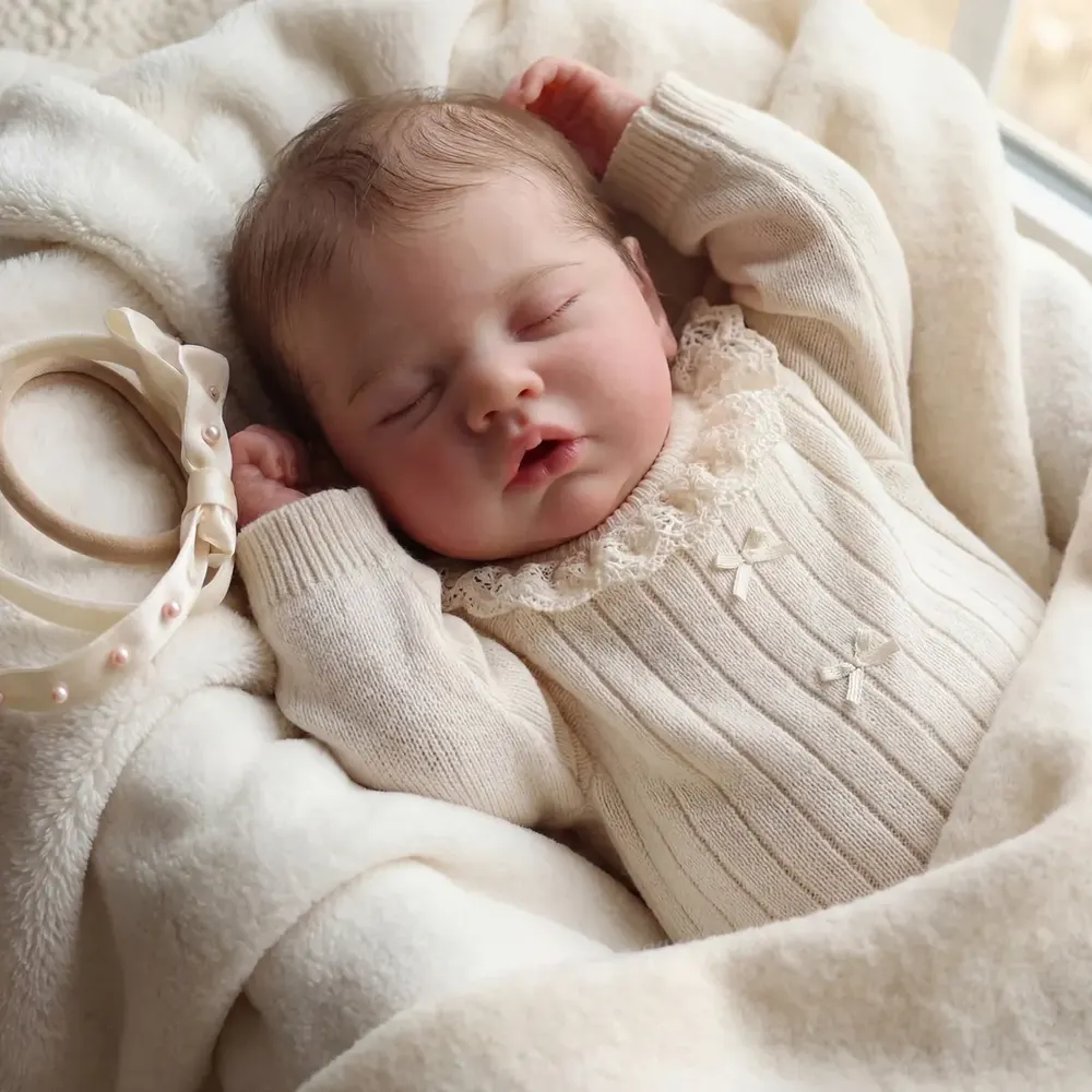 6–16" Lifelike Silicone Newborn Doll Rory Soft & Flexible Full Body for Kids 3+, photograph 3