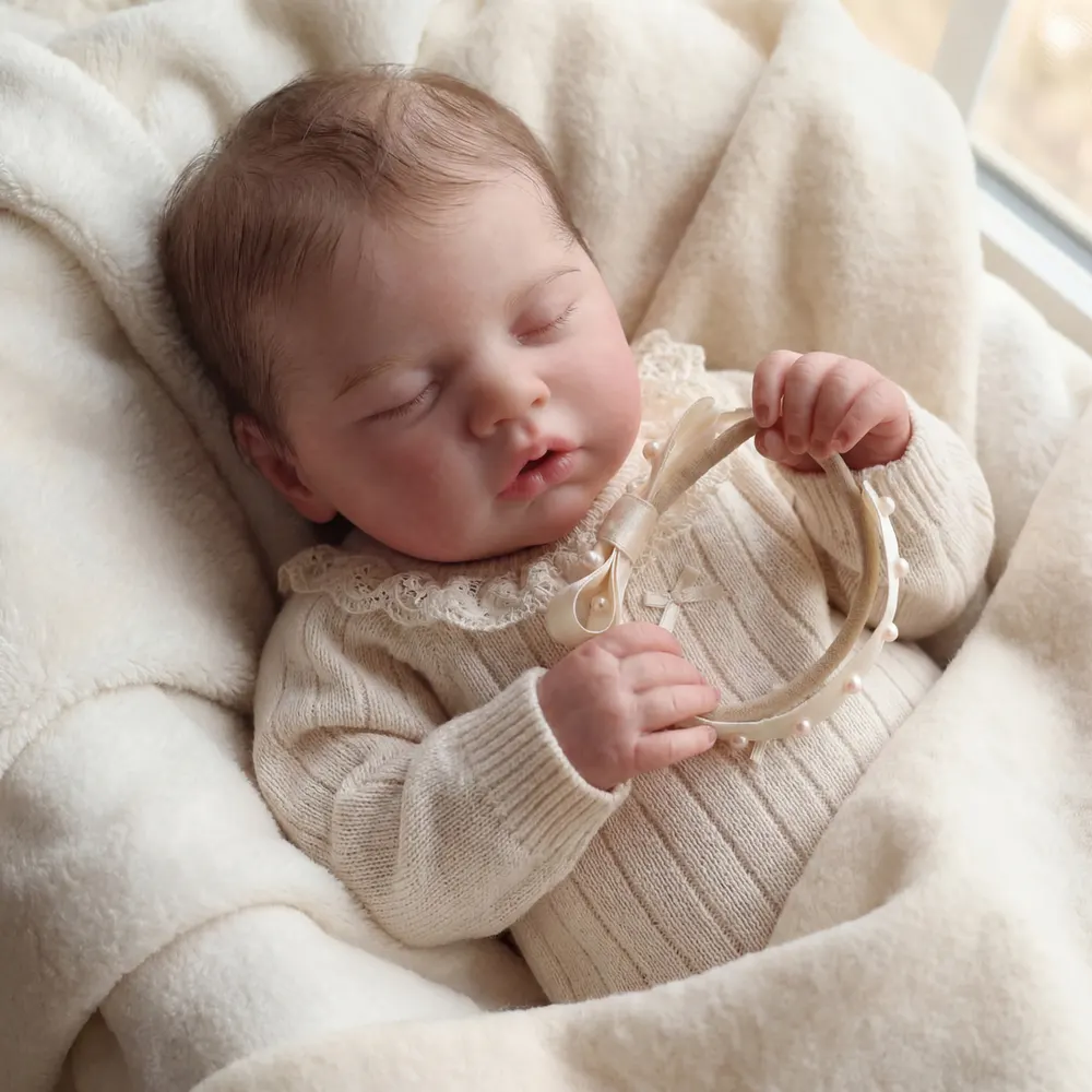 6–16" Lifelike Silicone Newborn Doll Rory Soft & Flexible Full Body for Kids 3+, photograph 4