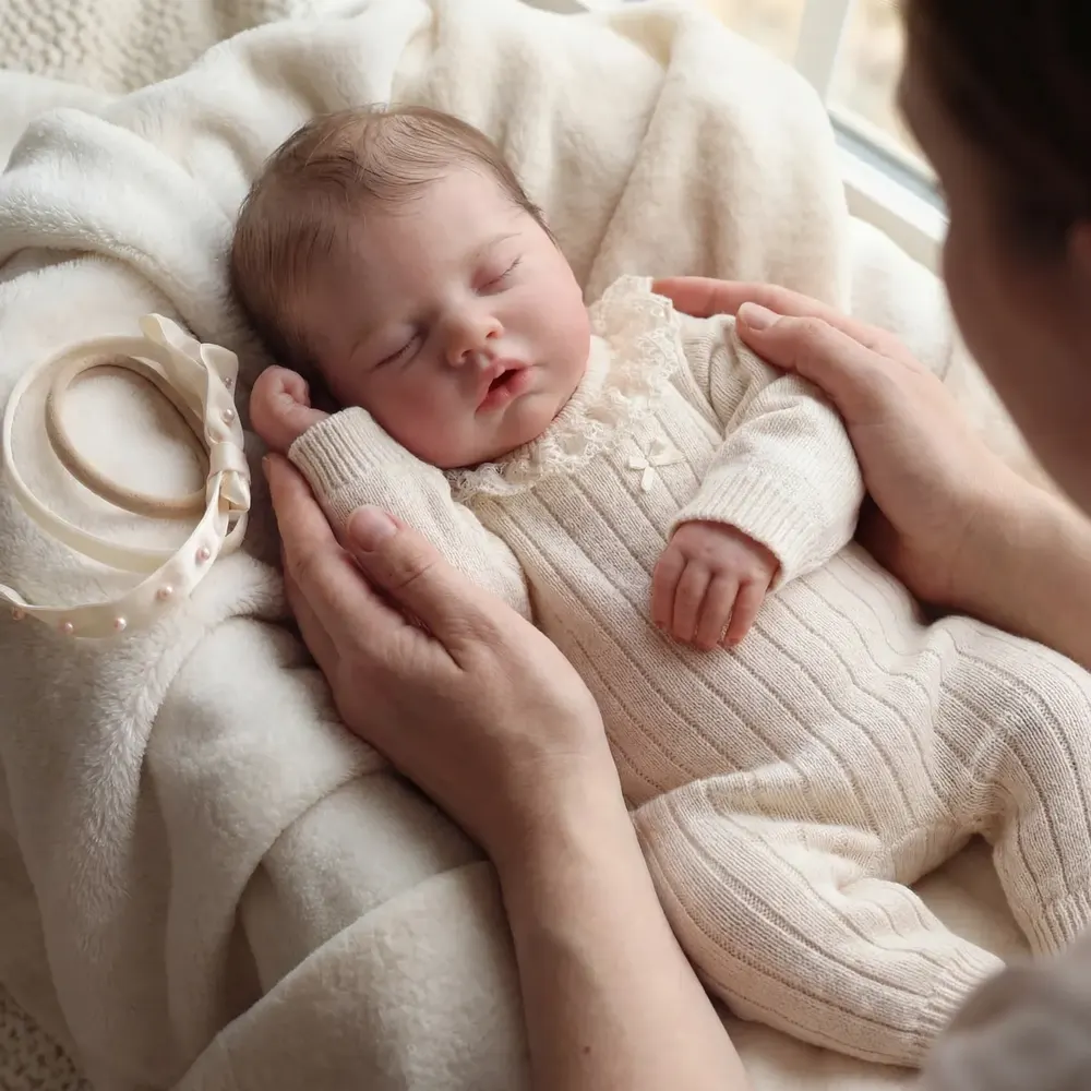 6–16" Lifelike Silicone Newborn Doll Rory Soft & Flexible Full Body for Kids 3+, photograph 6