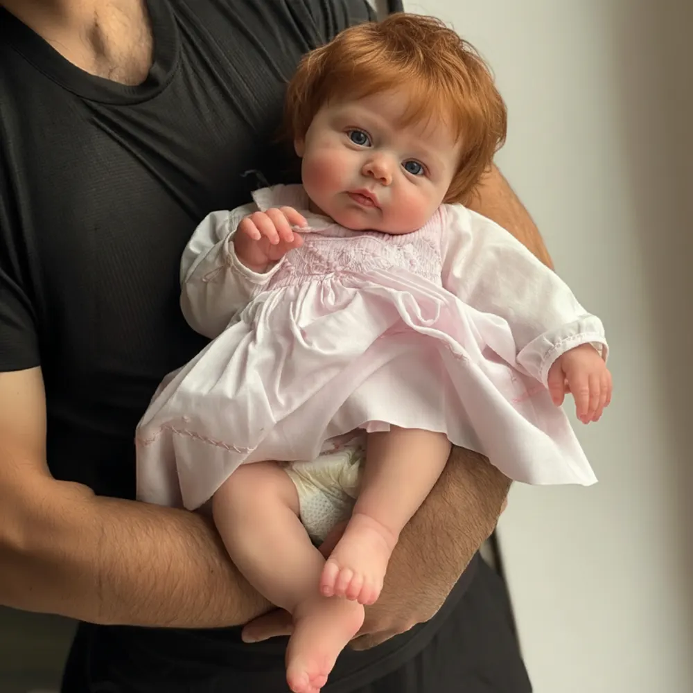 Awake Reborn Baby Dolls with Real Soft Silicone Body, 12"/16"/20" Newborn Girl