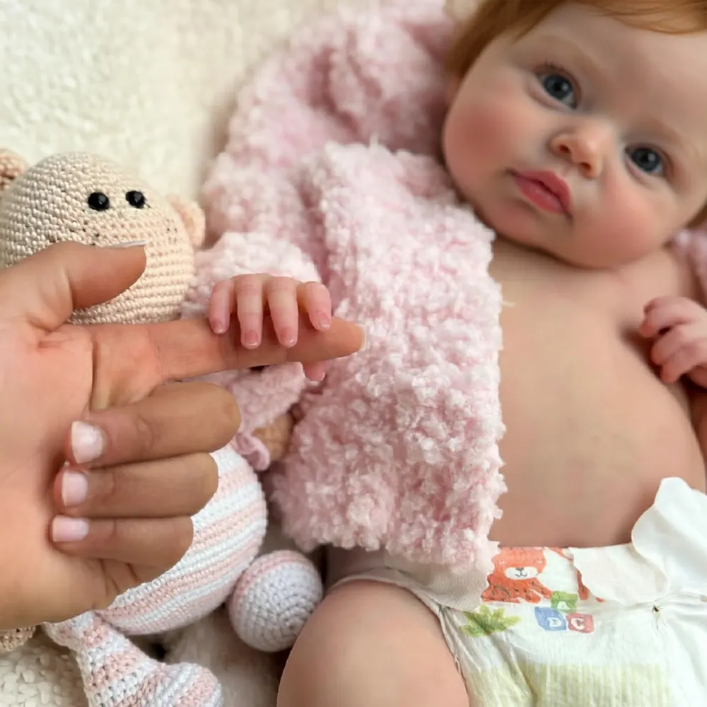 Awake Reborn Baby Dolls with Real Soft Silicone Body, 12"/16"/20" Newborn Girl, photograph 2