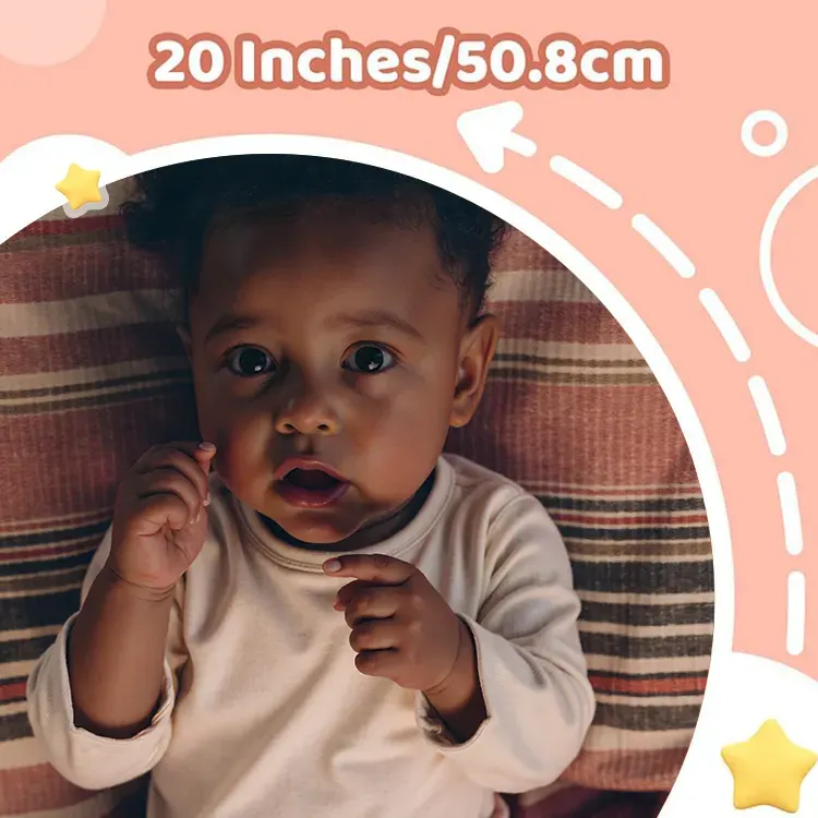 Adorable Black Silicone 20" Truly African American Jamani Reborn Toddler Baby Doll, photograph 2