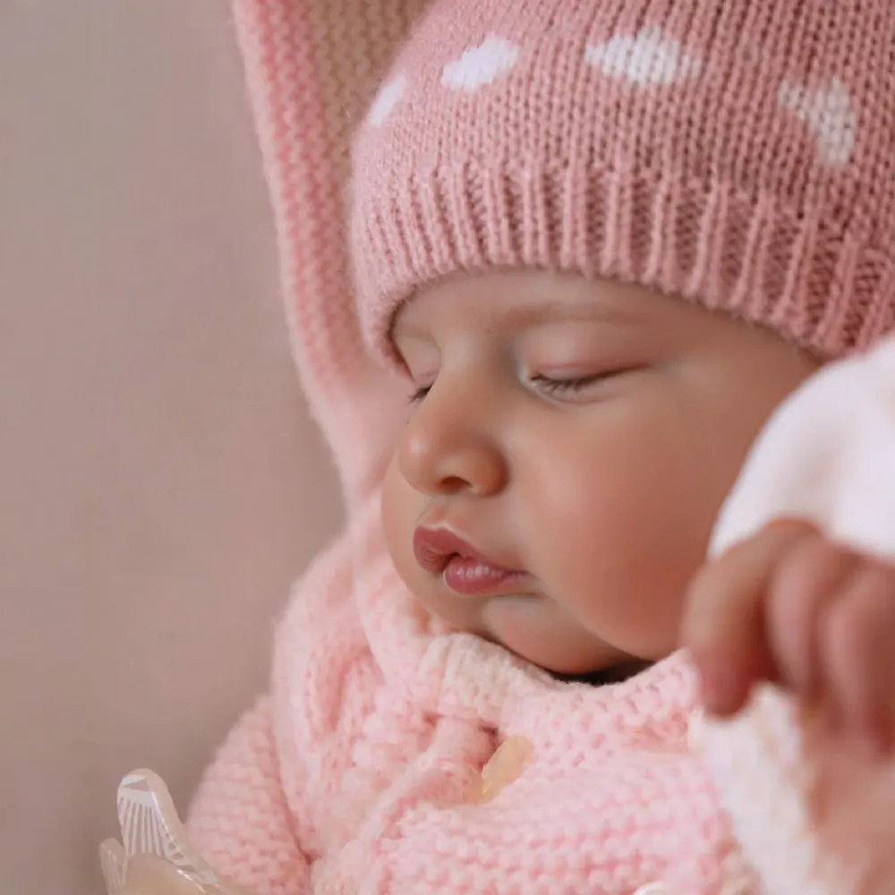 Breath & Coos 20" Sleeping Reborn Baby Doll with Cute Face and Realistic Heartbeat, photograph 4
