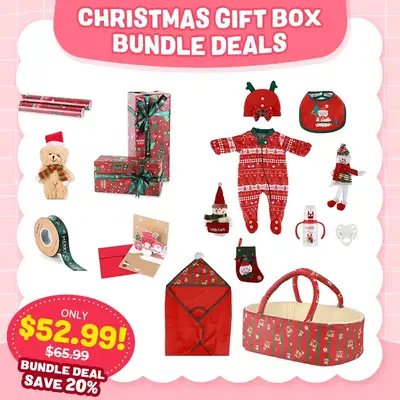 17"-22" Reborn Baby Doll Christmas Gift Themed DIY Packing Materials & Christmas