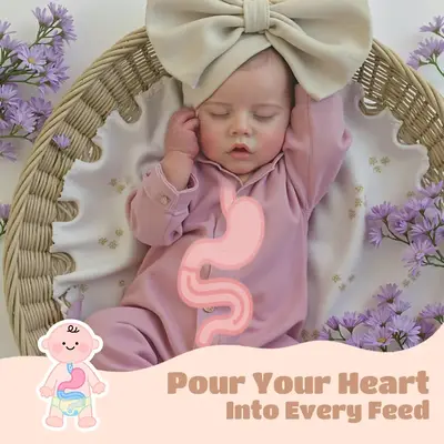 Drink and Wet System 12" & 16" Flexible Solid Platinum Reborn Baby Doll