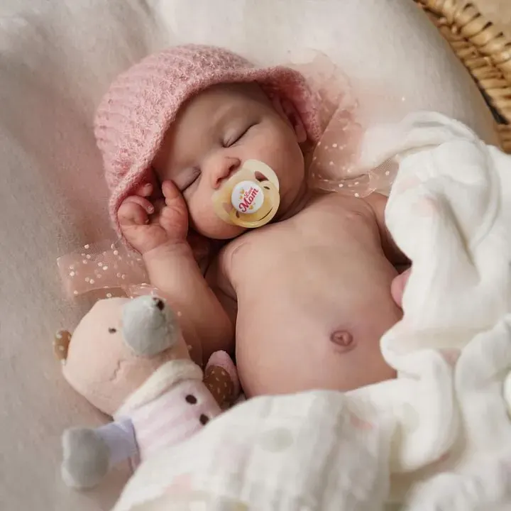 Drink and Wet System 12" & 16" Full Body Silicone Reborn Baby Doll, photograph 2