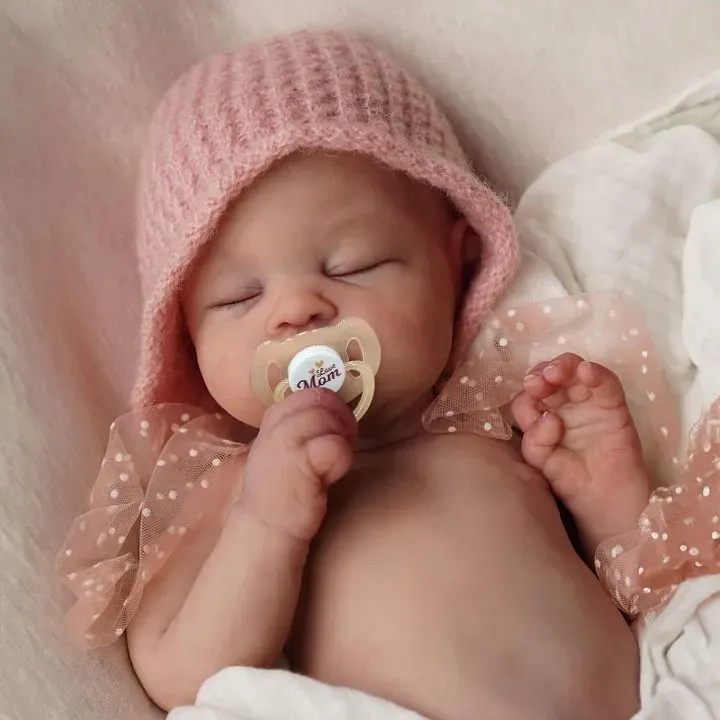 Drink and Wet System 12" & 16" Full Body Silicone Reborn Baby Doll, photograph 4