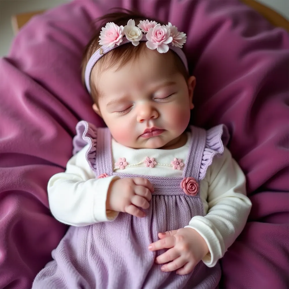Drink and Wet System 12" & 16" Full Body Silicone Reborn Baby Doll Girl, photograph 4