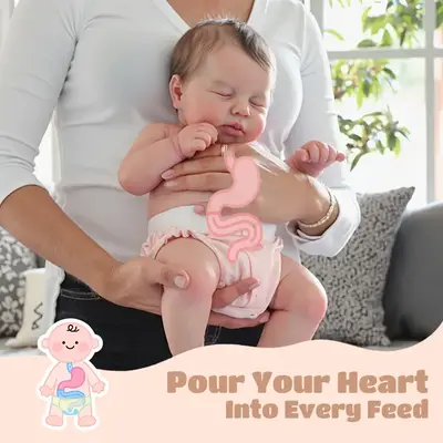 Drink and Wet System 12" and 16" Full Flexible Body Reborn Baby Doll