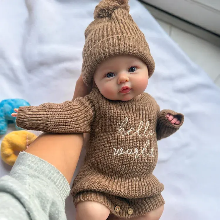 Drink & Wet Silicone Reborn Baby Doll in Newborn Age, 12"/16"/20" Girl for Play, photograph 3