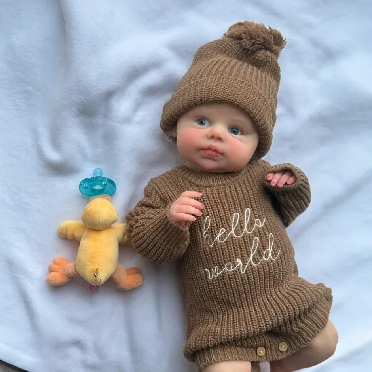 Drink & Wet Silicone Reborn Baby Doll in Newborn Age, 12"/16"/20" Girl for Play, photograph 5