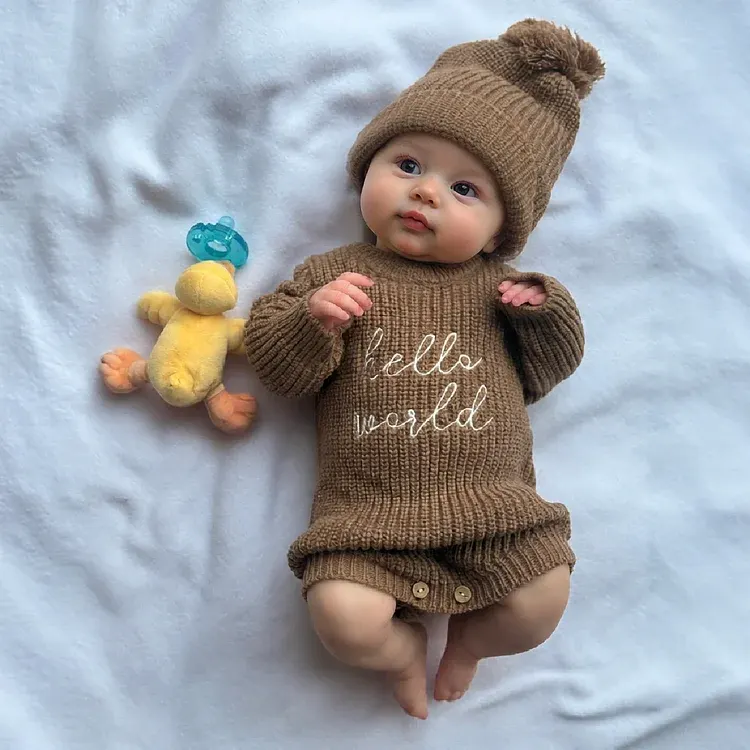 Drink & Wet Silicone Reborn Baby Doll in Newborn Age, 12"/16"/20" Girl for Play, photograph 6