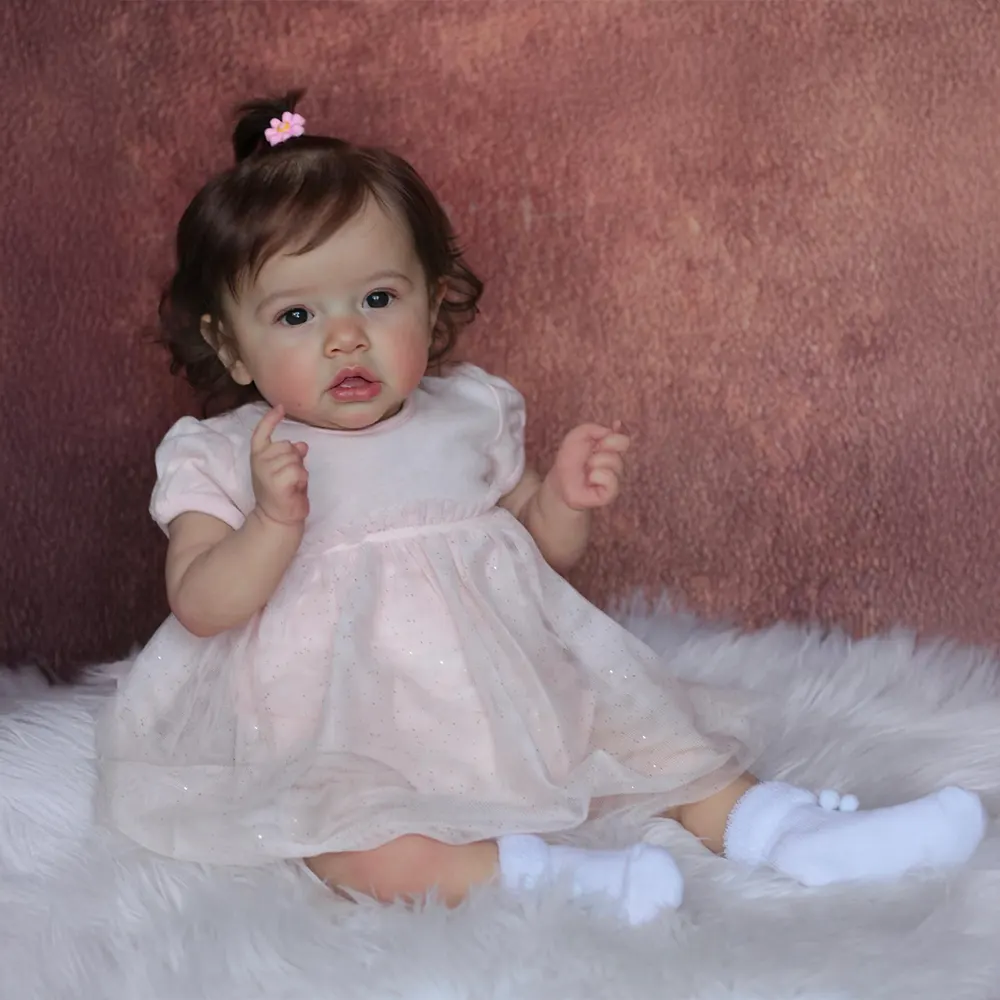 Eyes Blinking Reborn Baby Doll with Bright and Clear Eyes, photograph 2