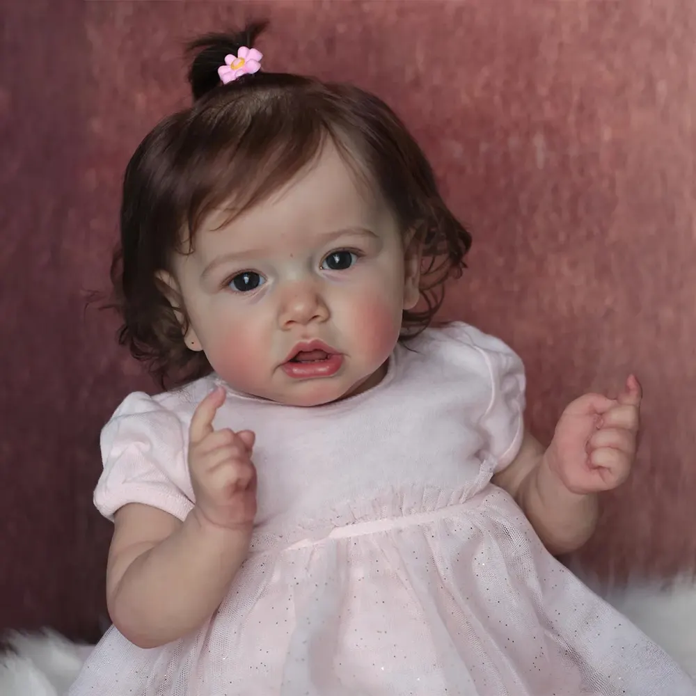Eyes Blinking Reborn Baby Doll with Bright and Clear Eyes, photograph 3