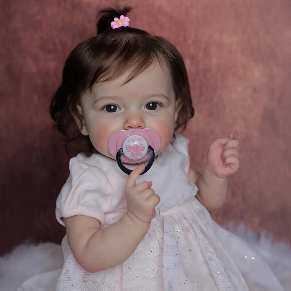 Eyes Blinking Reborn Baby Doll with Bright and Clear Eyes, photograph 4