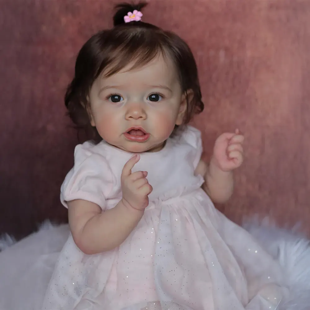 Eyes Blinking Reborn Baby Doll with Bright and Clear Eyes, photograph 5