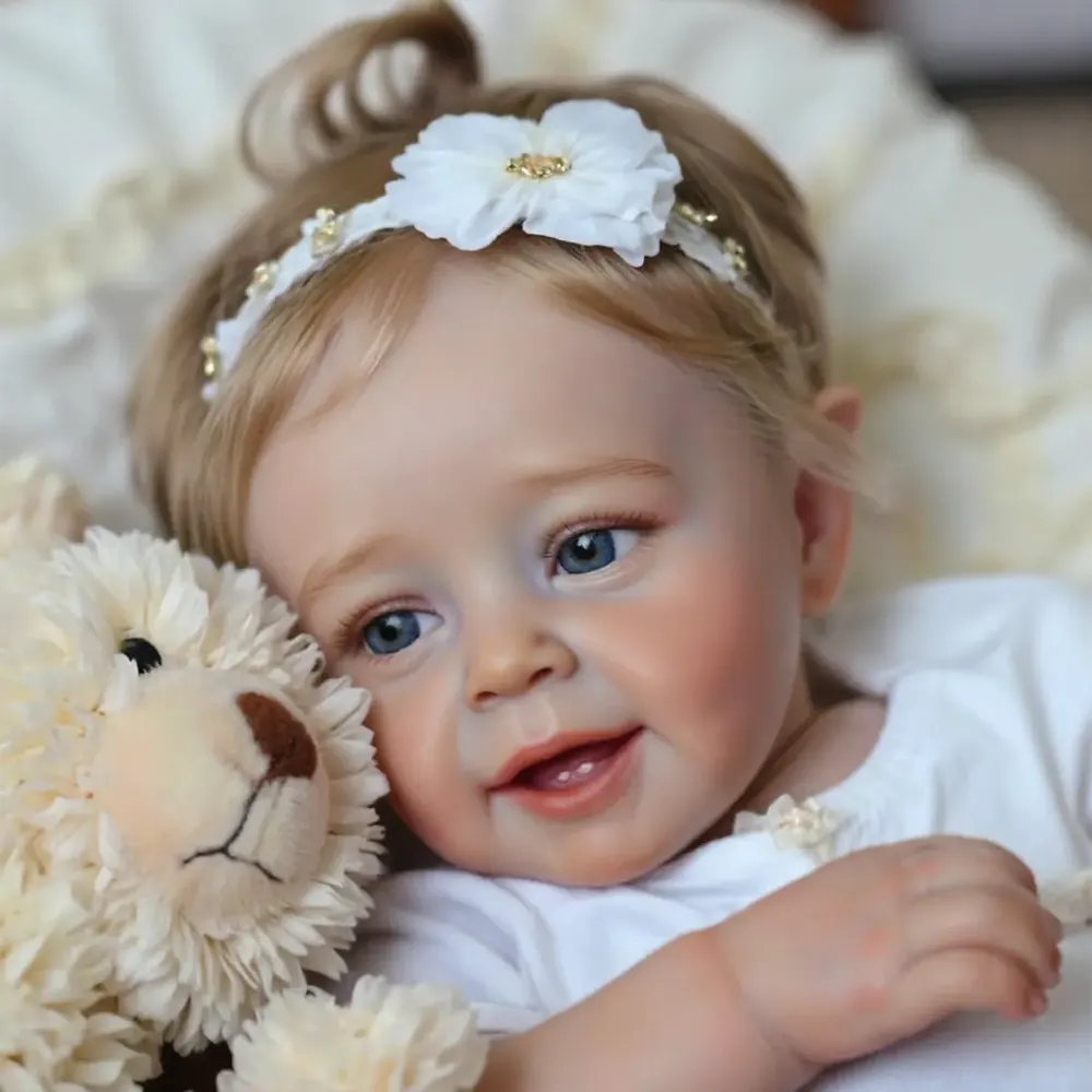 Eyes can Open and Close-2024 New Arrival Function 20" Reborn Baby Doll Girl Hilary, photograph 2