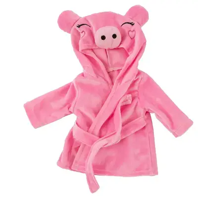 16" Full Body Silicone Baby Pink Pig Nightgown Clothes Accessories