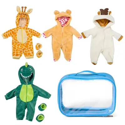 16" Reborn Doll Specials Accessories Multi-style Clothing Set For Boys 5 Sets