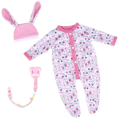 17-20" 4Pcs Reborn Doll Specials Accessories Multi-style Clothing Set For Girls